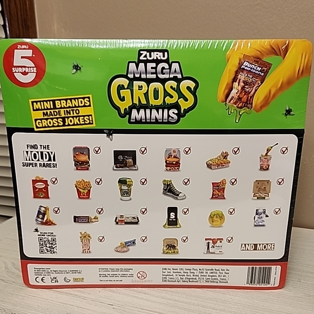 Zuru 5 Surprise Mega Gross Minis Miniatures Collectors Storage Case New Sealed - Picture 2 of 2